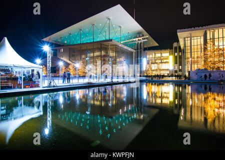 Gründung von Stavros Niarchos Kultur Center Architektur Design, Athen, Griechenland Stockfoto