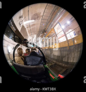 Mail Schiene, Postmuseum, Mount Pleasant, London Stockfoto