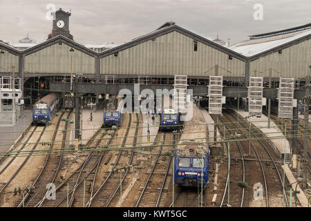 Gare Saint Lazare, Paris, Frankreich Stockfoto