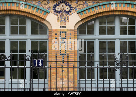 Frankreich, Paris, Kinderkrippe oder Kindergarten im 14. Arrondissement Stockfoto