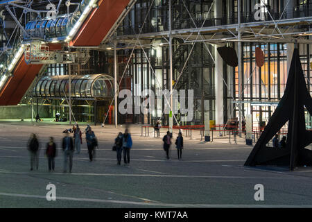 Centre Georges Pompidou, Beaubourge, Paris, France Stockfoto