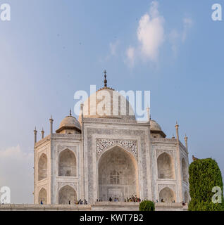 Detail des Taj Mahal, Agra, Uttar Pradesh, Indien Stockfoto