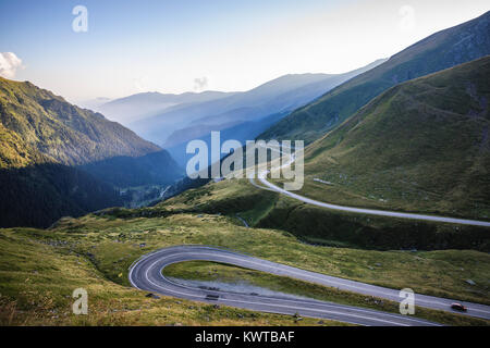 Transfagarasan Highway, die wohl schönste Straße der Welt, Europa, Rumänien (Transfagarashan) Stockfoto