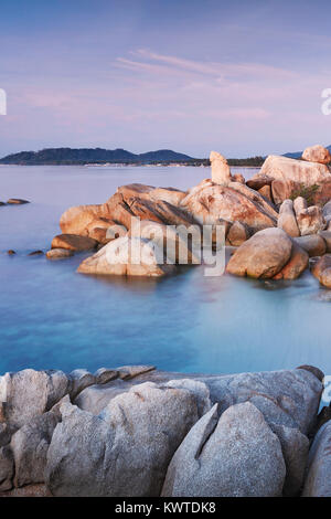 Thailand, Ko Samui, Hin Ta und Hin Yai, der Großvater Rock Stockfoto