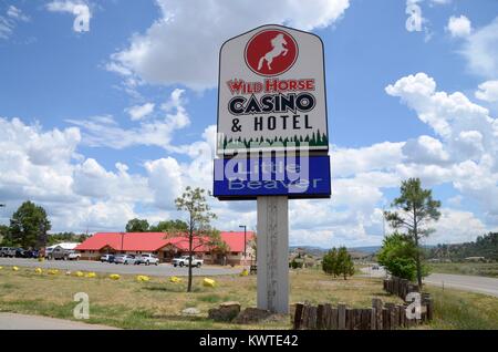 Wild Horse Casino und Hotel Dulce jicarillo apache Reservierung New Mexico Stockfoto