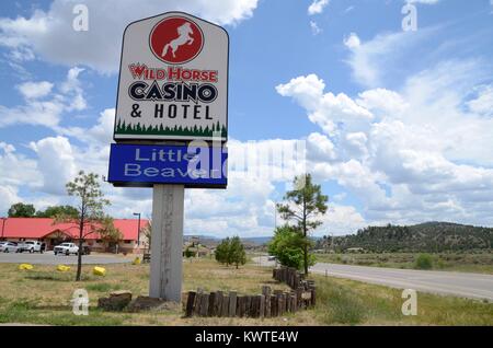 Wild Horse Casino und Hotel Dulce jicarillo apache Reservierung New Mexico Stockfoto