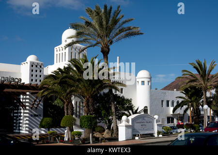 Timanfaya Palace Hotel, Playa Blanca, Lanzarote, Kanarische Inseln, Spanien. Stockfoto