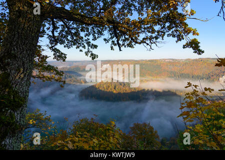 Beuron: Donau-Durchbruch (Donau Durchbruch), Schwäbische Alb, Schwäbische Alb, Baden-Württemberg, Deutschland Stockfoto