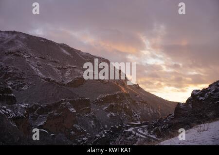 Bergblick in Armenien Stockfoto