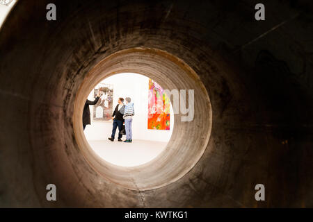 Ich bin leidenschaftlich über Kunst und Kreativität und Fries ist eine große Ausstellung mit einigen großen Künstler. Stockfoto