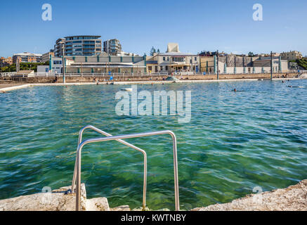 Australien, New South Wales, Newcastle, Pools des ikonischen Newcastle Ocean Bäder Stockfoto