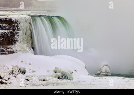 Niagara Falls - Eis Studien Jan 2018 Stockfoto