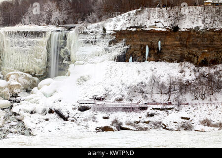 Niagara Falls - Eis Studien Jan 2018 Stockfoto