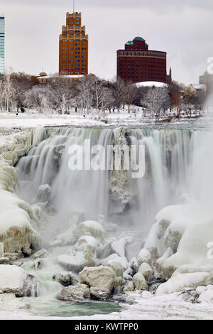 Niagara Falls - Eis Studien Jan 2018 Stockfoto