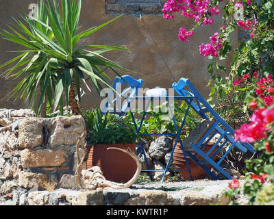 Die mittelalterliche "castletown' von Monemvasia in Lakonien, Peloponnes, Griechenland Stockfoto