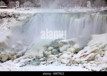 Niagara Falls - Eis Studien Jan 2018 Stockfoto