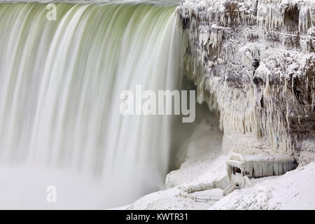 Niagara Falls - Eis Studien Jan 2018 Stockfoto