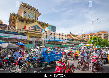 Binh Tay Markt, dem zentralen Markt von Cho Lon Stockfoto