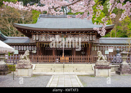 Fassade Blick von kumano Nyakuoji Schrein in Kyoto. Stockfoto