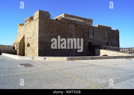 Das alte Fort Paphos, Zypern Stockfoto