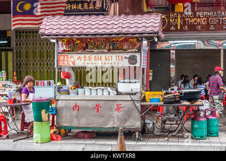 Street Food vendor, Chinatown, Kuala Lumpur, Malaysia Stockfoto