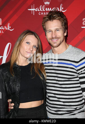 Hallmark Channel Screening von Weihnachten im Holly Lodge bietet: Rusty Joiner, Nächstenliebe Walden Joiner Wo: Los Angeles, Kalifornien, Vereinigte Staaten, wenn: 04 Dez 2017 Credit: FayesVision/WENN.com Stockfoto