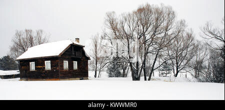 Winter in Aladag plateau Bolu Provinz der Türkei. Stockfoto