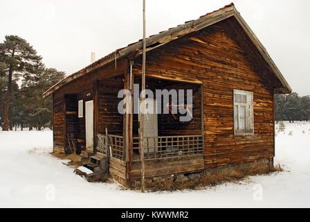 Winter in Aladag plateau Bolu Provinz der Türkei. Stockfoto
