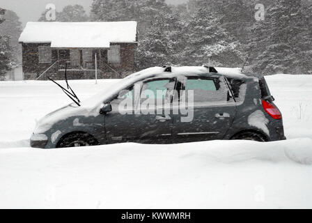 Winter in Aladag plateau Bolu Provinz der Türkei. Stockfoto