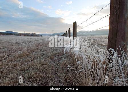 Winter in Aladag plateau Bolu Provinz der Türkei. Stockfoto
