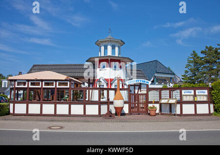 Lighthouse Restaurant in Zingst, Fishland, Mecklenburg-Vorpommern, Ostsee, Deutschland, Europa Stockfoto