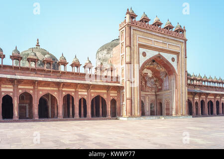 Jama Masjid in Fatehpur Sikri in Indien Stockfoto