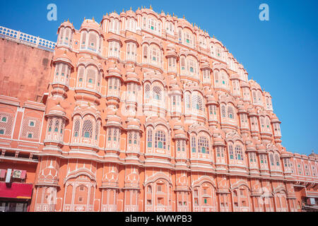 Hawa Mahal (Palast der Winde) in Jaipur Stockfoto