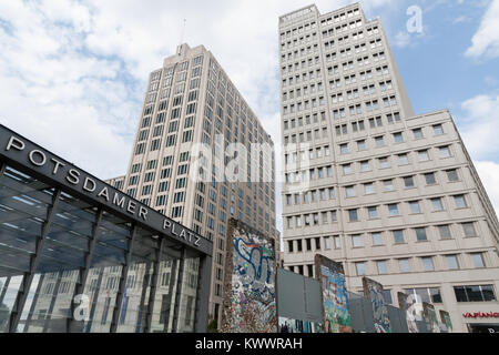 Potsdamer Platz (Potsdamer Platz), Berlin, Deutschland. Stockfoto