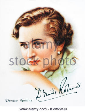 Denise Robins war ein englischer Schriftsteller, 1897 - 1985 Stockfoto