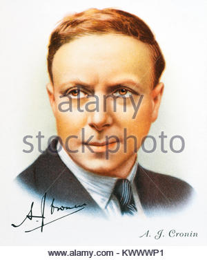 A.J. Cronin war ein schottischer Schriftsteller und Arzt, 1896 - 1981 Stockfoto