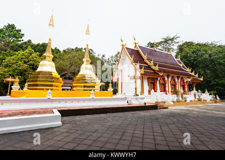 Phra That Doi Tung Tempel, Provinz Chiang Rai, Thailand Stockfoto