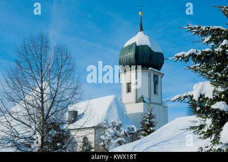 Deutschland, Landkreis Breisgau-Hochschwarzwald, Hinterzarten, Kirche Maria in der Zarten Stockfoto