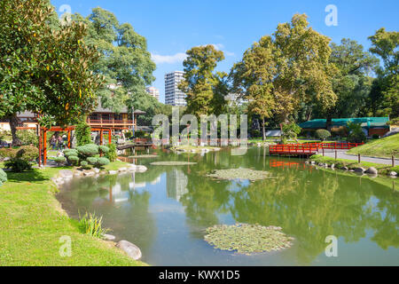 Die Buenos Aires Japanischer Garten (Jardin Japones) ist ein öffentlicher Garten in Buenos Aires, Argentinien Stockfoto