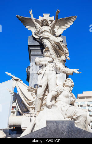 La Recoleta Friedhof (Cementerio de la Recoleta) ist ein Friedhof in der Nähe von Recoleta in Buenos Aires, Argentinien Stockfoto