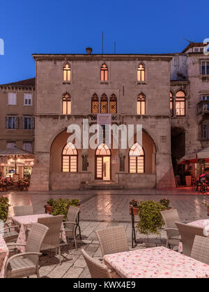 Stara Gradska Vijećnica, Altes Rathaus, Split, Kroatien Stockfoto
