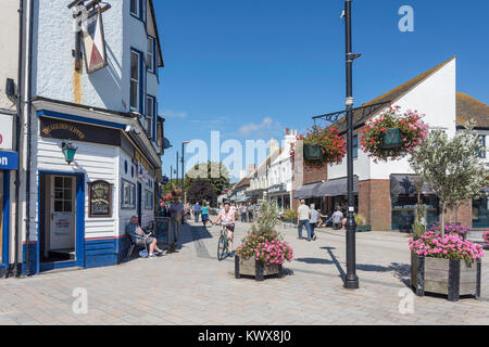 Fußgängerzone East Street, Shoreham-by-Sea, West Sussex, England, Vereinigtes Königreich Stockfoto