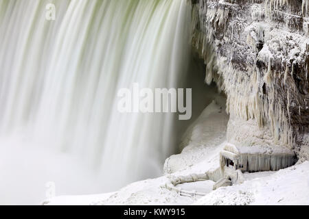 Niagara Falls - Eis Studien Jan 2018 Stockfoto