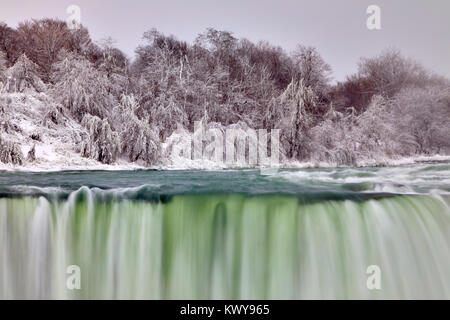 Niagara Falls - Eis Studien Jan 2018 Stockfoto