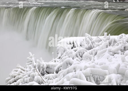 Niagara Falls - Eis Studien Jan 2018 Stockfoto