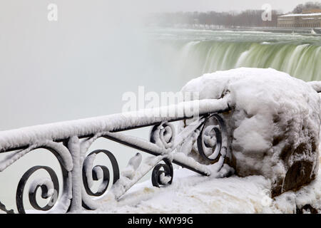 Niagara Falls - Eis Studien Jan 2018 Stockfoto