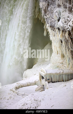 Niagara Falls - Eis Studien Jan 2018 Stockfoto