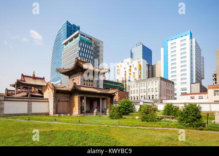 Die Choijin Lama Tempel Museum ist ein Buddhistisches Kloster in Ulan Bator, der Hauptstadt der Mongolei Stockfoto