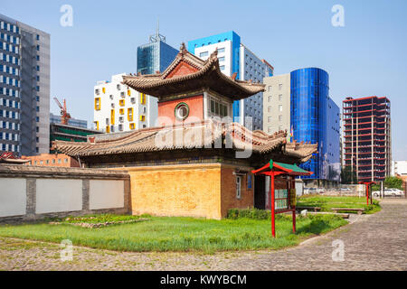 Die Choijin Lama Tempel Museum ist ein Buddhistisches Kloster in Ulan Bator, der Hauptstadt der Mongolei Stockfoto