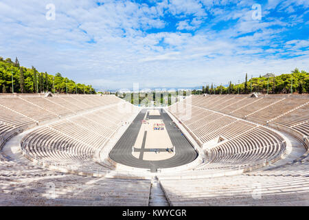 Die Panathenaic auch bekannt als Kallimarmaro Stadion ist ein Fußballstadion in Athen, Griechenland Stockfoto